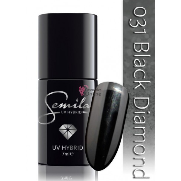 Oja UV Semilac 031 Negru Black Diamond 7 ml